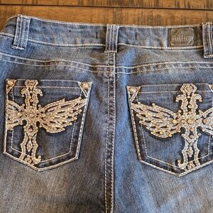 Love Nation Blue Jean Shorts